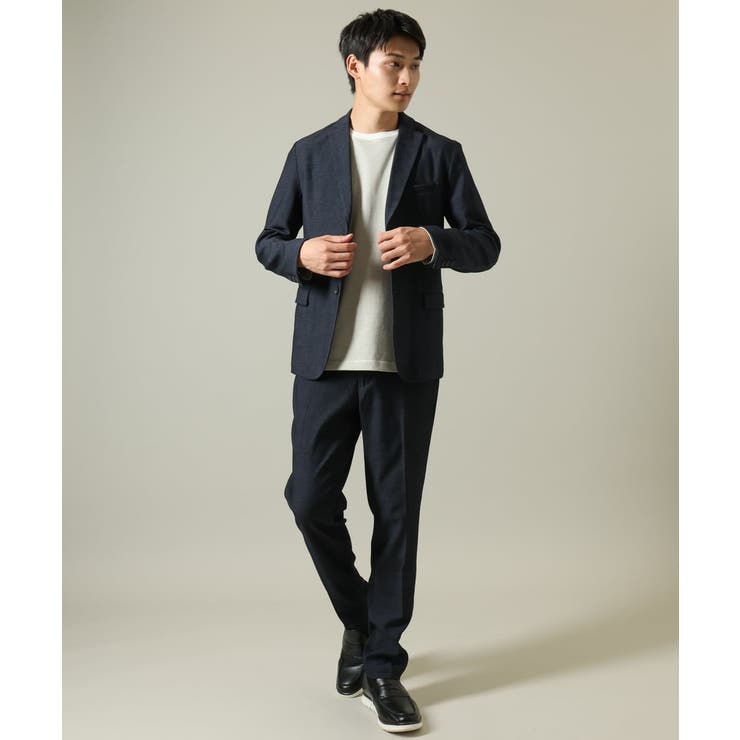 【イージーケア ストレッチ】スマートシャンブレーテーラードジャケット(セットアッ… | a.v.v【MEN】 | 詳細画像17 