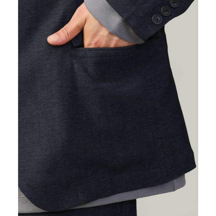 【イージーケア ストレッチ】スマートシャンブレーテーラードジャケット(セットアッ… | a.v.v【MEN】 | 詳細画像35 