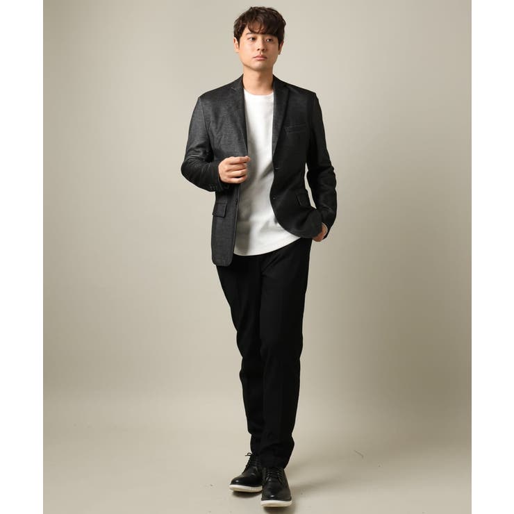 【通年着用OK】スマートインレイニットシェイプジャケット(セットアップ可） | a.v.v【MEN】 | 詳細画像10 