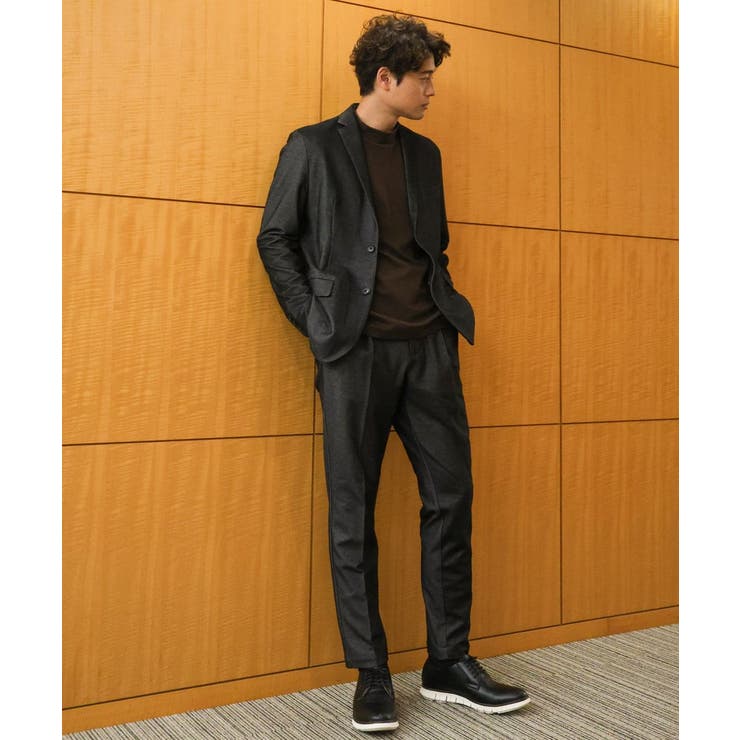 【通年着用OK】スマートインレイニットシェイプジャケット(セットアップ可） | a.v.v【MEN】 | 詳細画像13 