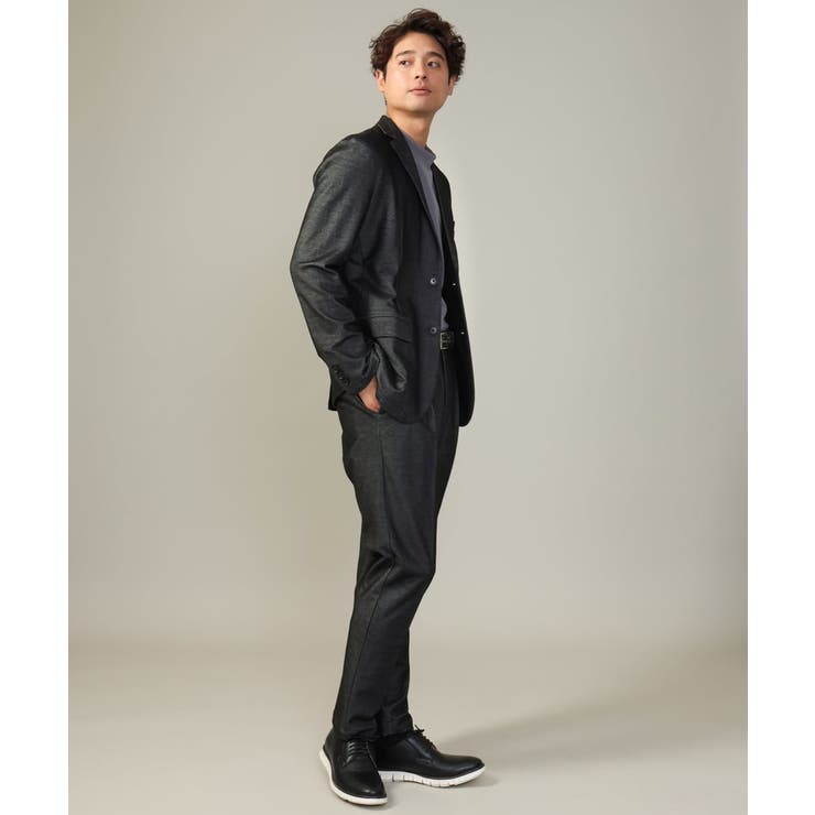 【通年着用OK】スマートインレイニットシェイプジャケット(セットアップ可） | a.v.v【MEN】 | 詳細画像20 