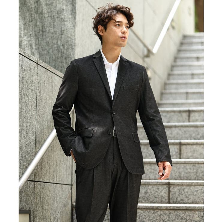 【通年着用OK】スマートインレイニットシェイプジャケット(セットアップ可） | a.v.v【MEN】 | 詳細画像23 