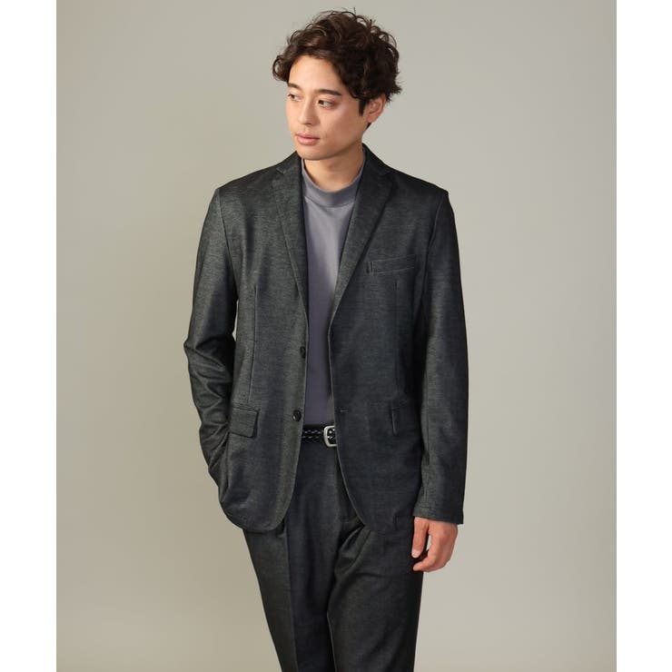 【通年着用OK】スマートインレイニットシェイプジャケット(セットアップ可） | a.v.v【MEN】 | 詳細画像25 