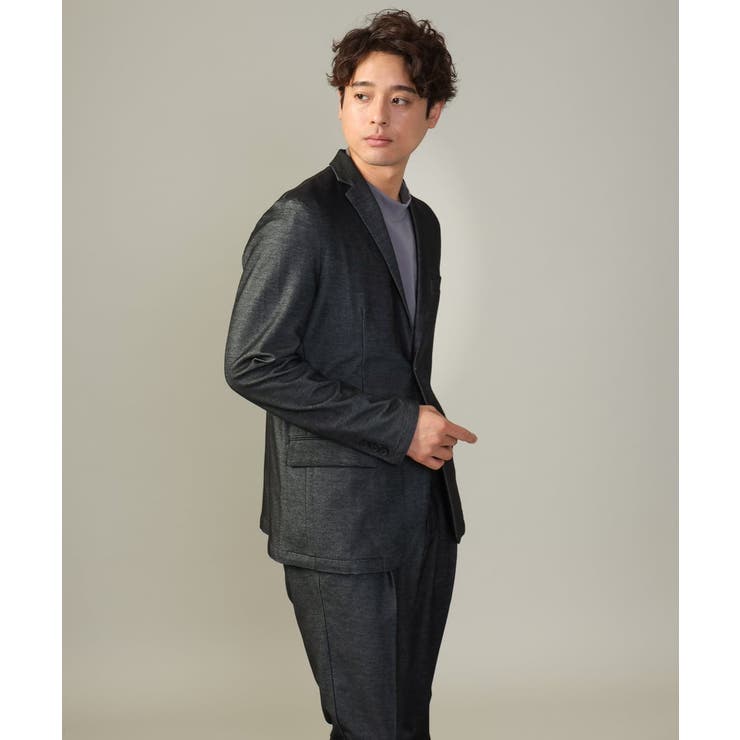 【通年着用OK】スマートインレイニットシェイプジャケット(セットアップ可） | a.v.v【MEN】 | 詳細画像28 
