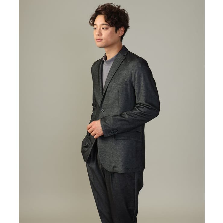 【通年着用OK】スマートインレイニットシェイプジャケット(セットアップ可） | a.v.v【MEN】 | 詳細画像29 
