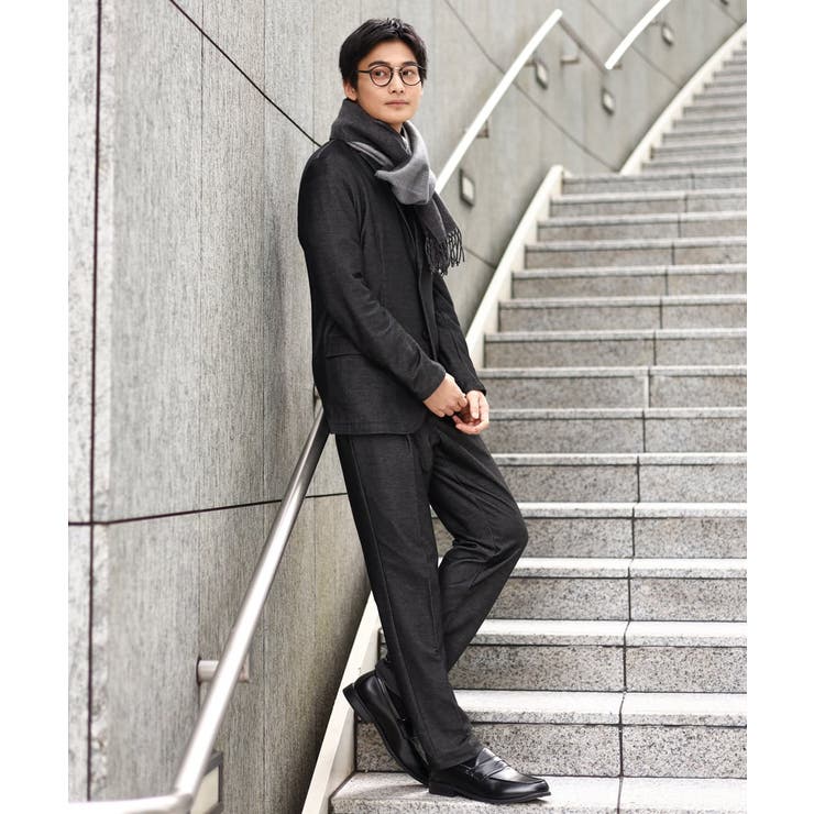 【通年着用OK】スマートインレイニットシェイプジャケット(セットアップ可） | a.v.v【MEN】 | 詳細画像3 