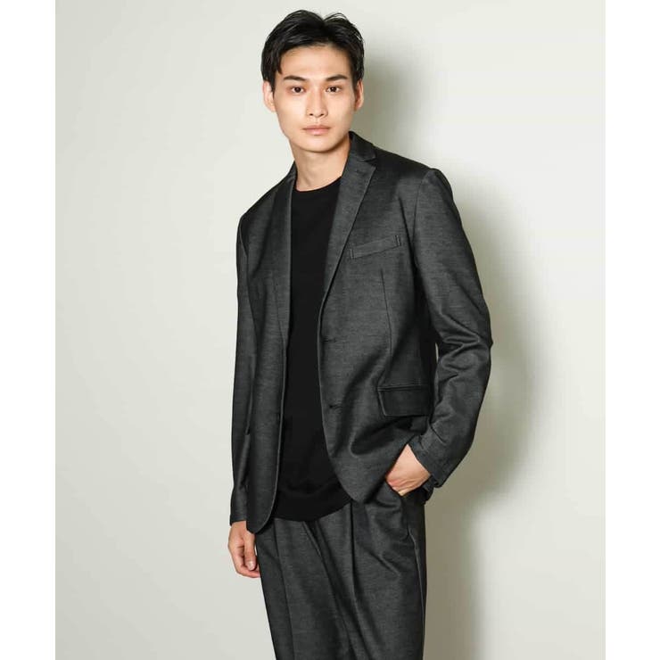 【通年着用OK】スマートインレイニットシェイプジャケット(セットアップ可） | a.v.v【MEN】 | 詳細画像36 