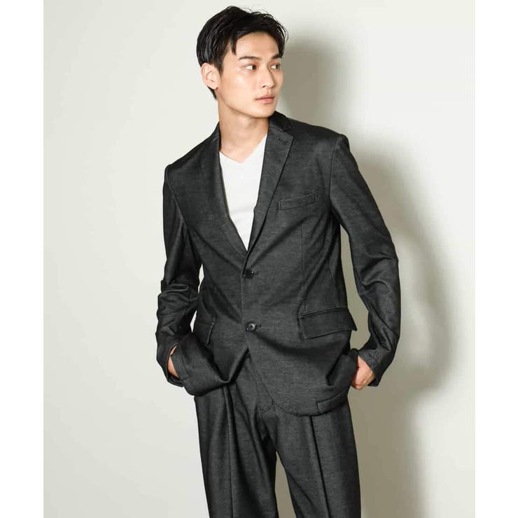 【通年着用OK】スマートインレイニットシェイプジャケット(セットアップ可） | a.v.v【MEN】 | 詳細画像38 