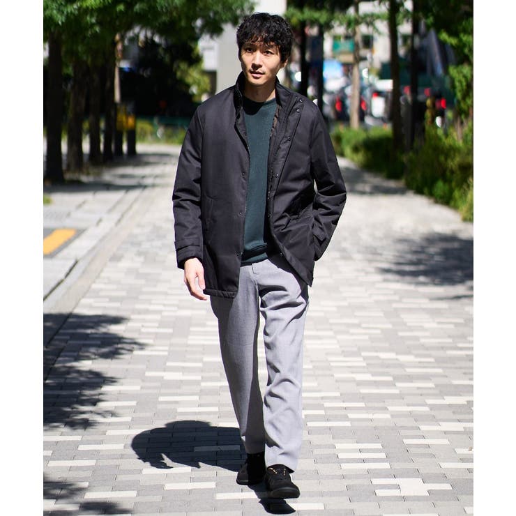 【軽撥水/防風】SORONA中綿スタンドブルゾン | a.v.v【MEN】 | 詳細画像4 