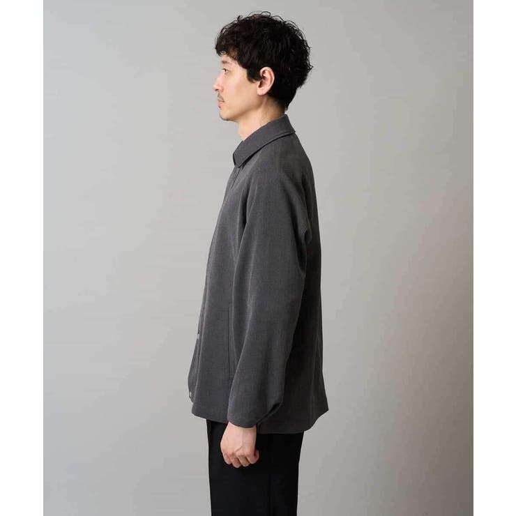 【洗濯機で洗える】ラグランスリーブショートブルゾン | a.v.v【MEN】 | 詳細画像15 