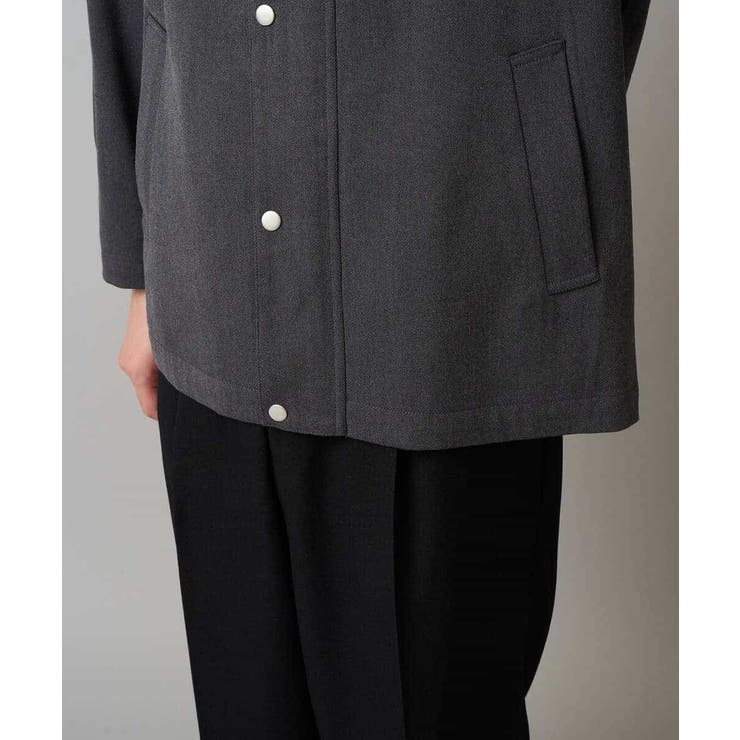 【洗濯機で洗える】ラグランスリーブショートブルゾン | a.v.v【MEN】 | 詳細画像21 