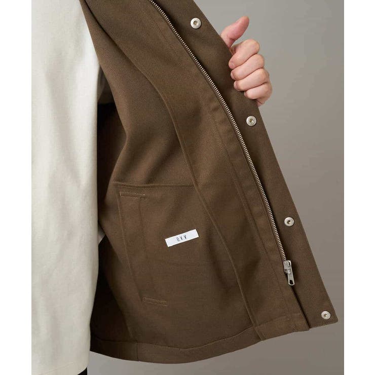 【洗濯機で洗える】ラグランスリーブショートブルゾン | a.v.v【MEN】 | 詳細画像22 