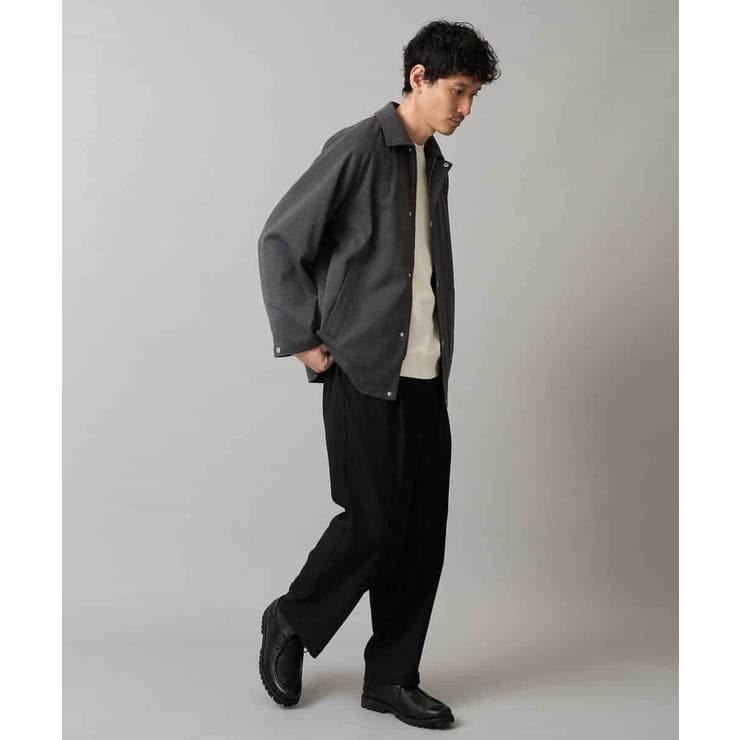 【洗濯機で洗える】ラグランスリーブショートブルゾン | a.v.v【MEN】 | 詳細画像7 