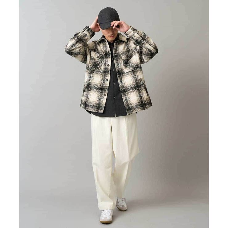 【イージーケア/洗濯機で洗える】ツイードCPOジャケット | a.v.v【MEN】 | 詳細画像12 