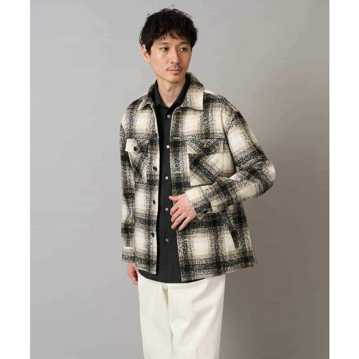 【イージーケア/洗濯機で洗える】ツイードCPOジャケット | a.v.v【MEN】 | 詳細画像18 