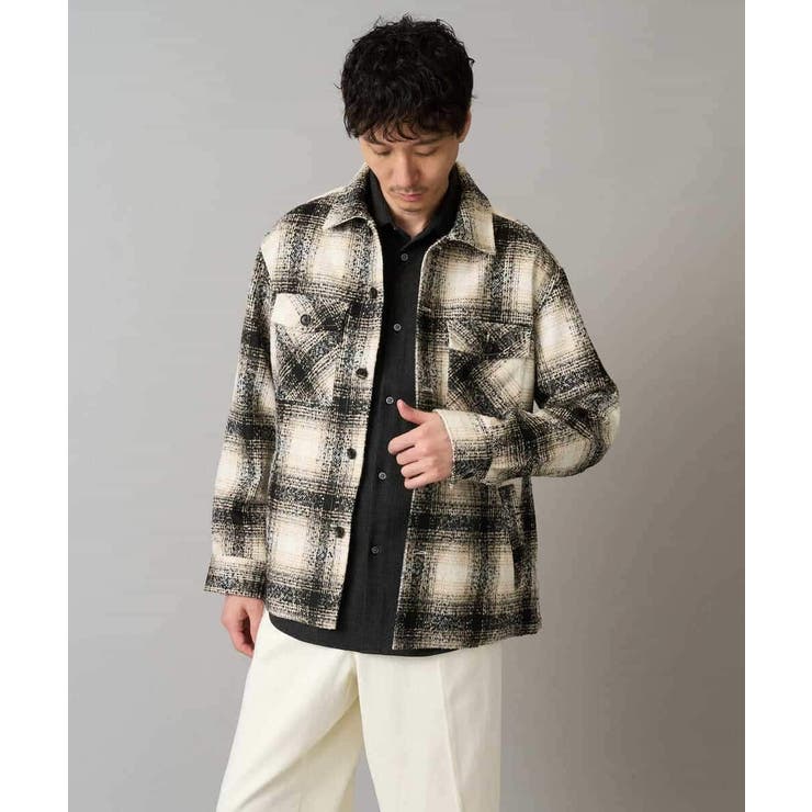 【イージーケア/洗濯機で洗える】ツイードCPOジャケット | a.v.v【MEN】 | 詳細画像19 