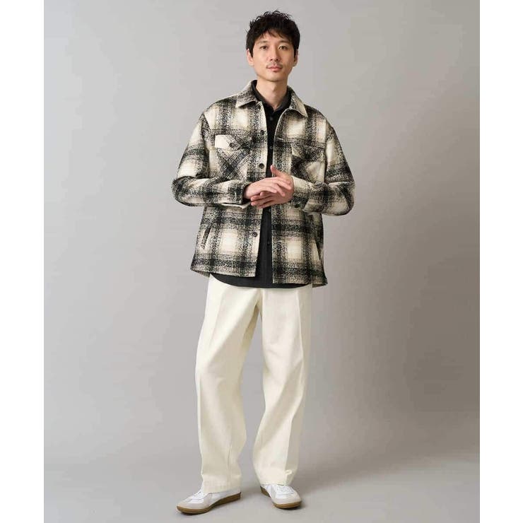 【イージーケア/洗濯機で洗える】ツイードCPOジャケット | a.v.v【MEN】 | 詳細画像2 