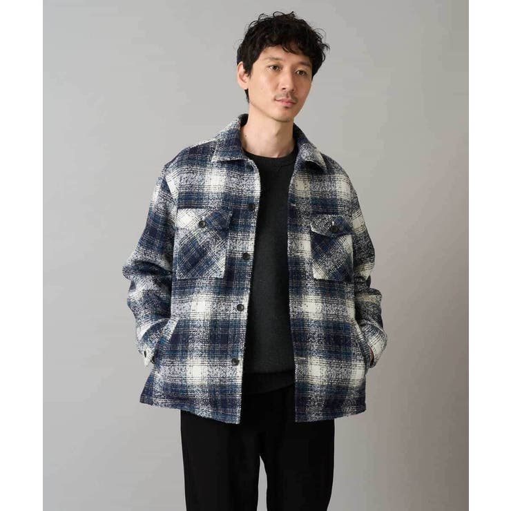 【イージーケア/洗濯機で洗える】ツイードCPOジャケット | a.v.v【MEN】 | 詳細画像20 