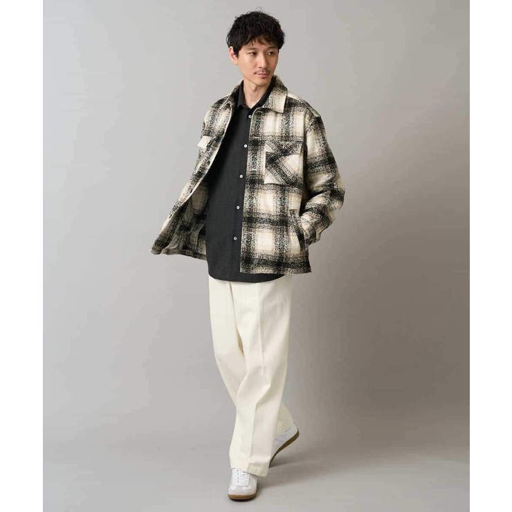 【イージーケア/洗濯機で洗える】ツイードCPOジャケット | a.v.v【MEN】 | 詳細画像4 