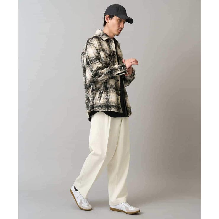 【イージーケア/洗濯機で洗える】ツイードCPOジャケット | a.v.v【MEN】 | 詳細画像9 