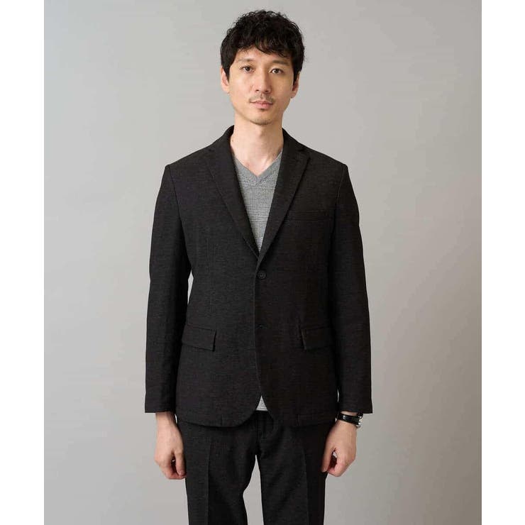 デニムライクストレッチ裏起毛テーラードジャケット | a.v.v【MEN】 | 詳細画像16 