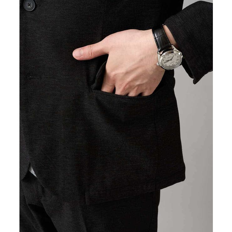 デニムライクストレッチ裏起毛テーラードジャケット | a.v.v【MEN】 | 詳細画像22 