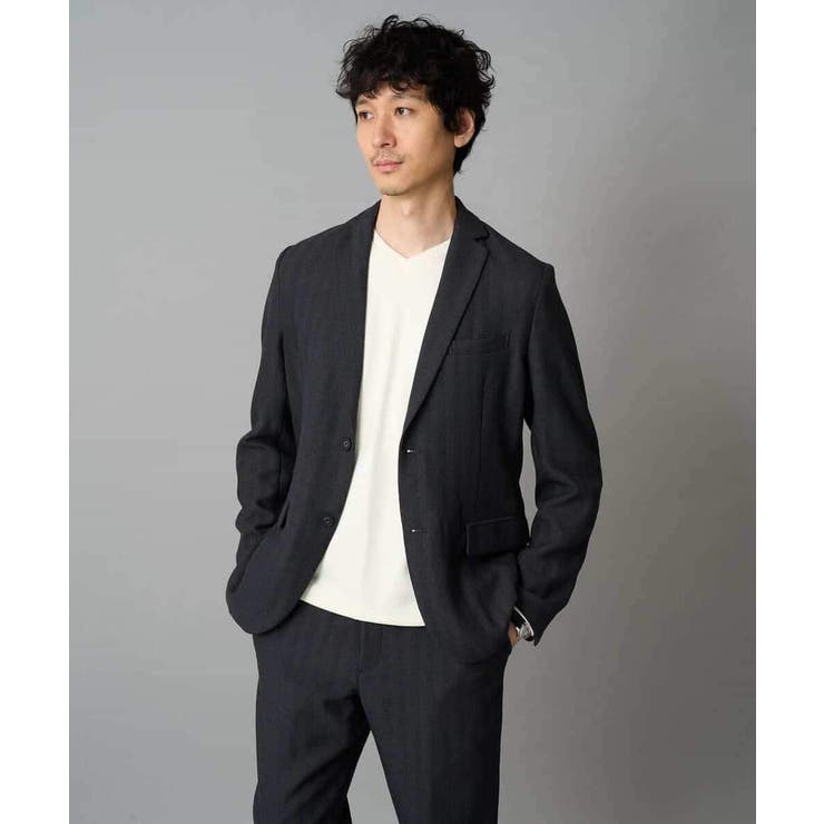 LANATECヘリンボーンテーラードジャケット | a.v.v【MEN】 | 詳細画像15 