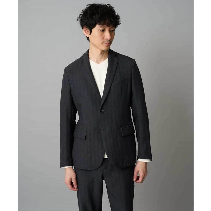 LANATECヘリンボーンテーラードジャケット | a.v.v【MEN】 | 詳細画像20 