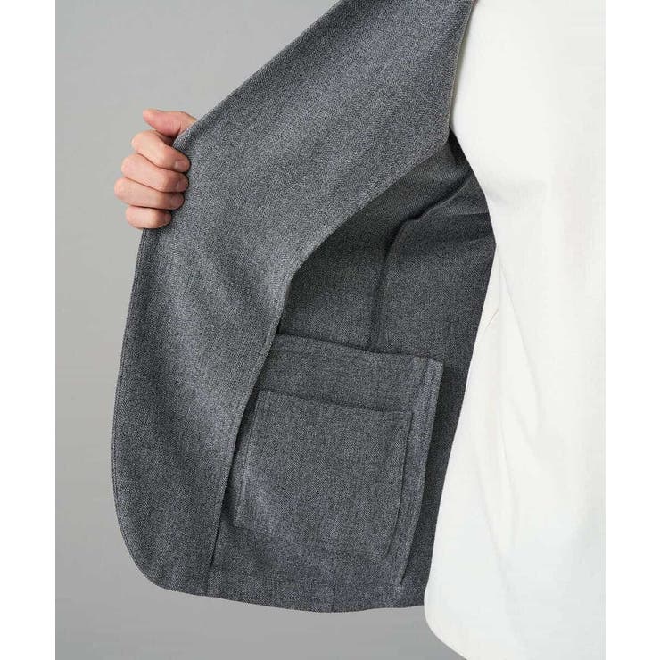 LANATECヘリンボーンテーラードジャケット | a.v.v【MEN】 | 詳細画像27 