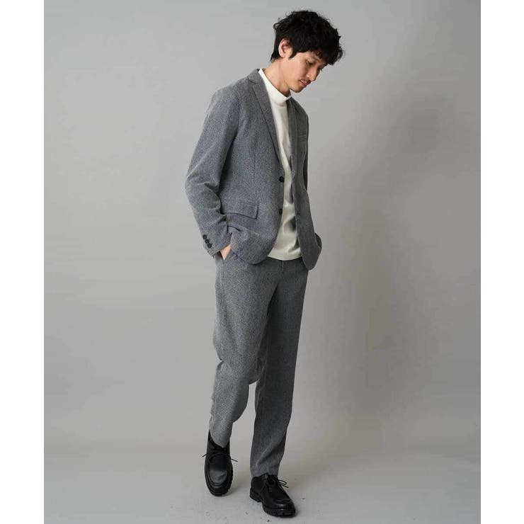 LANATECヘリンボーンテーラードジャケット | a.v.v【MEN】 | 詳細画像5 