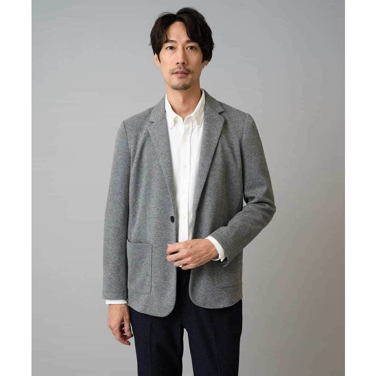 ダブルフェイスジャージースマートジャケット | a.v.v【MEN】 | 詳細画像14 