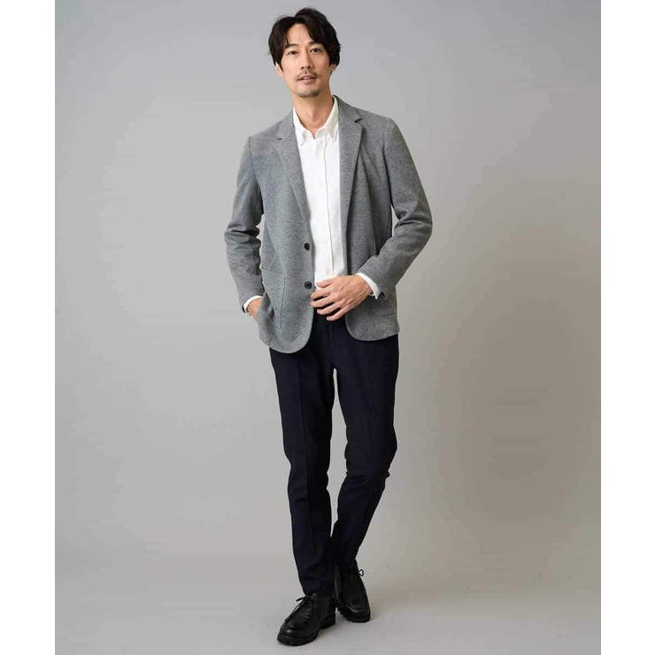 ダブルフェイスジャージースマートジャケット | a.v.v【MEN】 | 詳細画像3 