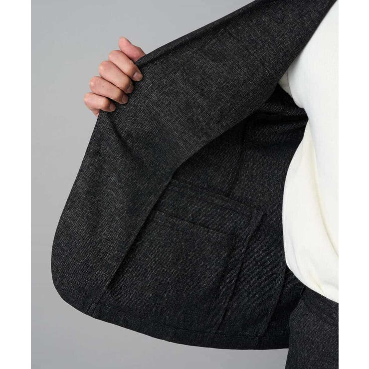 メランジシャンブレースマートジャケット | a.v.v【MEN】 | 詳細画像18 