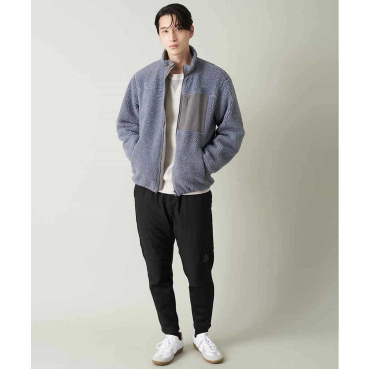 【洗濯機で洗える】ボアフリースブルゾン[WEB限定サイズ] | a.v.v【MEN】 | 詳細画像10 