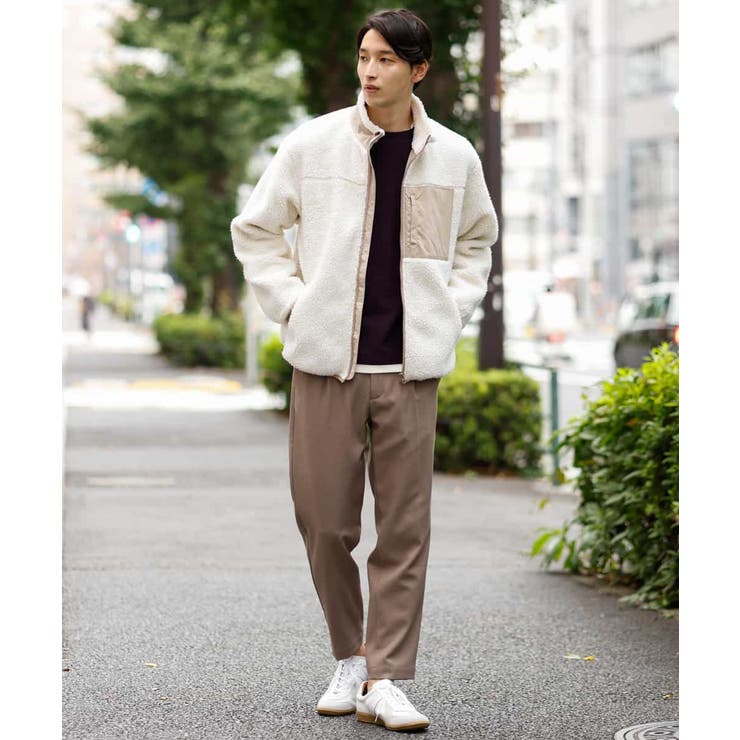 【洗濯機で洗える】ボアフリースブルゾン[WEB限定サイズ] | a.v.v【MEN】 | 詳細画像2 