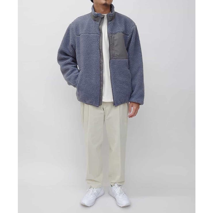 【洗濯機で洗える】ボアフリースブルゾン[WEB限定サイズ] | a.v.v【MEN】 | 詳細画像22 