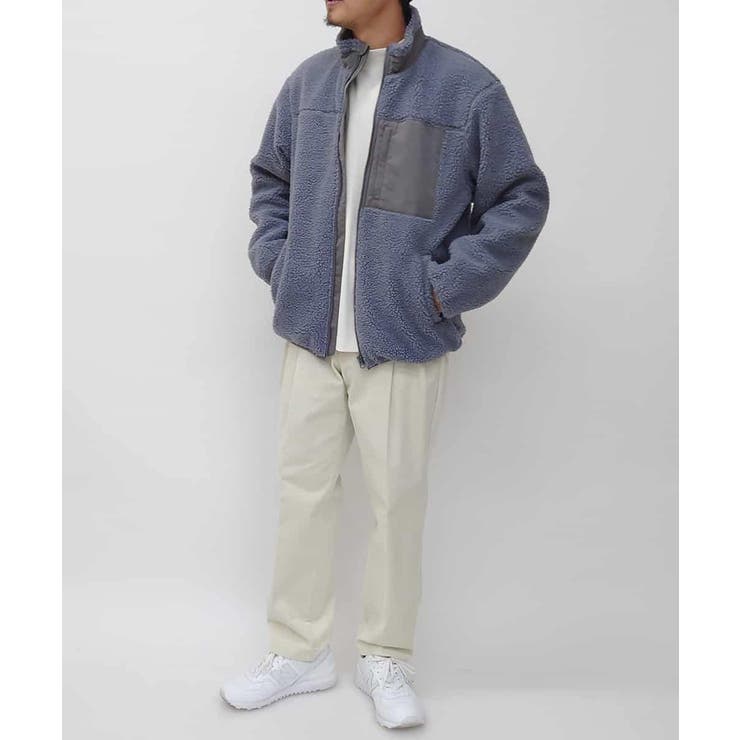 【洗濯機で洗える】ボアフリースブルゾン[WEB限定サイズ] | a.v.v【MEN】 | 詳細画像23 