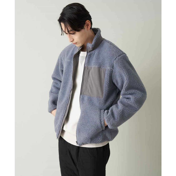 【洗濯機で洗える】ボアフリースブルゾン[WEB限定サイズ] | a.v.v【MEN】 | 詳細画像27 