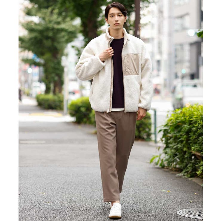 【洗濯機で洗える】ボアフリースブルゾン[WEB限定サイズ] | a.v.v【MEN】 | 詳細画像3 