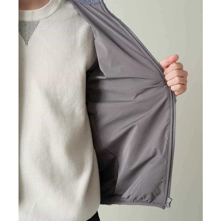 【洗濯機で洗える】ボアフリースブルゾン[WEB限定サイズ] | a.v.v【MEN】 | 詳細画像37 