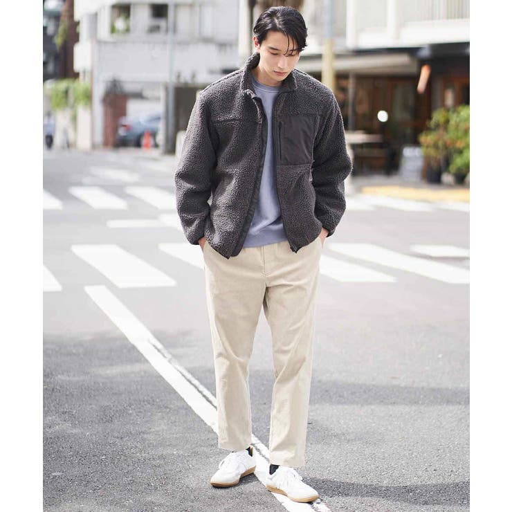 【洗濯機で洗える】ボアフリースブルゾン[WEB限定サイズ] | a.v.v【MEN】 | 詳細画像4 