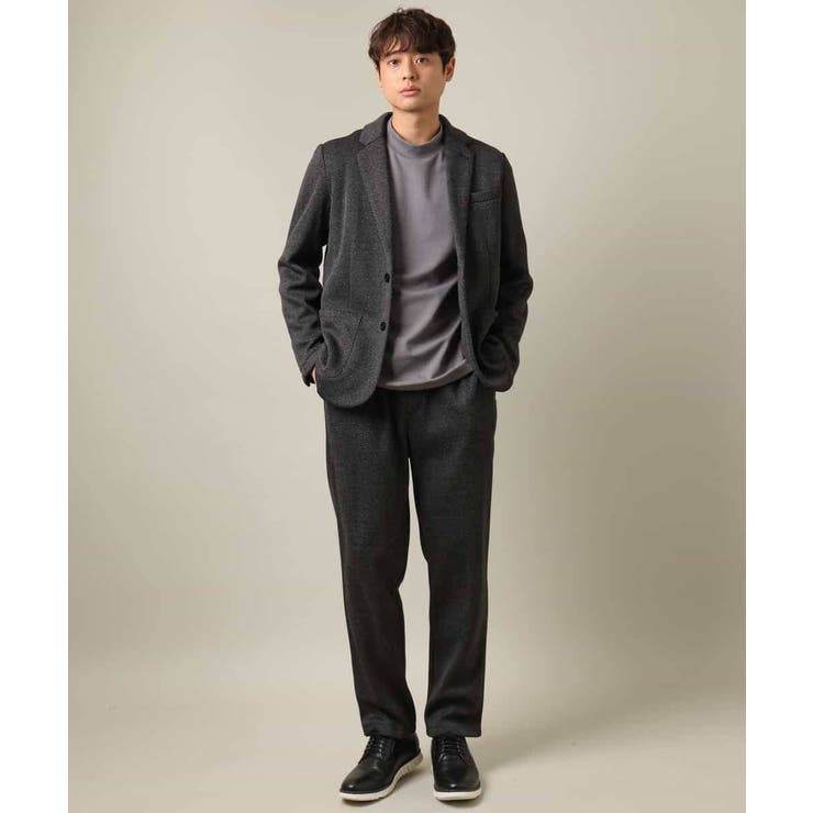 【洗濯機で洗える】ヘリンボーン柄テーラードジャケット(セットアップ可） | a.v.v【MEN】 | 詳細画像11 