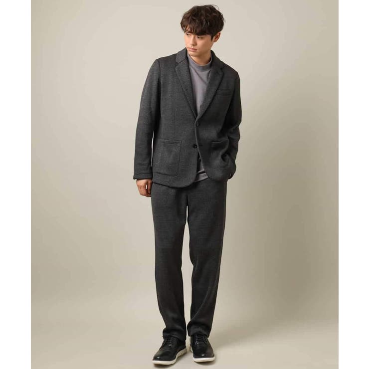 【洗濯機で洗える】ヘリンボーン柄テーラードジャケット(セットアップ可） | a.v.v【MEN】 | 詳細画像13 