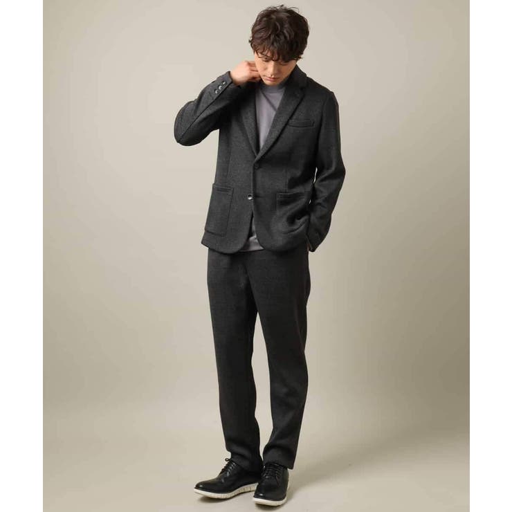 【洗濯機で洗える】ヘリンボーン柄テーラードジャケット(セットアップ可） | a.v.v【MEN】 | 詳細画像15 