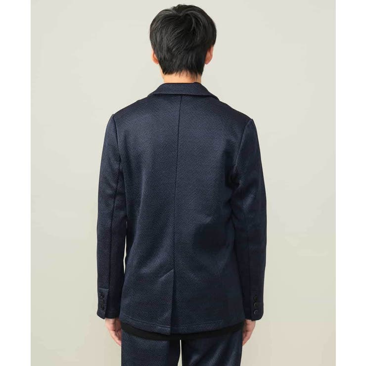 【洗濯機で洗える】ヘリンボーン柄テーラードジャケット(セットアップ可） | a.v.v【MEN】 | 詳細画像26 