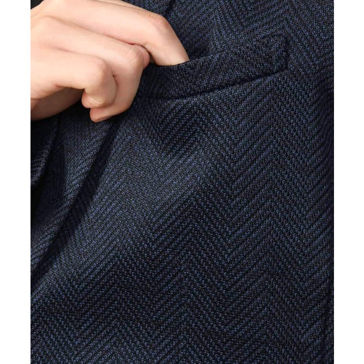 【洗濯機で洗える】ヘリンボーン柄テーラードジャケット(セットアップ可） | a.v.v【MEN】 | 詳細画像31 