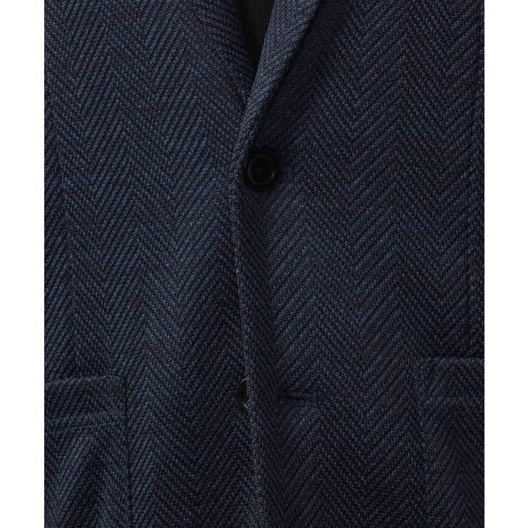 エルエルビーン テーラードジャケット ブレザー ヘリンボーン柄 ライトブルー ♪ エルエルビーン L.L.BEAN テーラードジャケット ブレザー くるみボタン