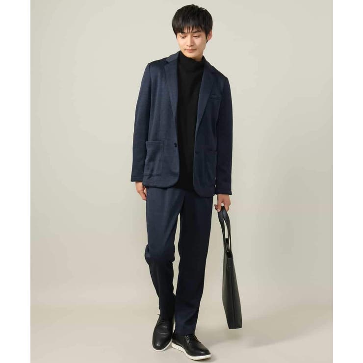 【洗濯機で洗える】ヘリンボーン柄テーラードジャケット(セットアップ可） | a.v.v【MEN】 | 詳細画像6 