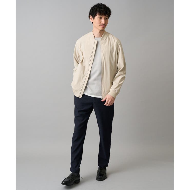 【イージーケア/洗濯機で洗える】畔裏起毛フェイクレイヤードカットソー | a.v.v【MEN】 | 詳細画像14 