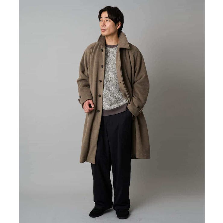 【洗濯機で洗える】ツイードライクフリースプルオーバー | a.v.v【MEN】 | 詳細画像6 